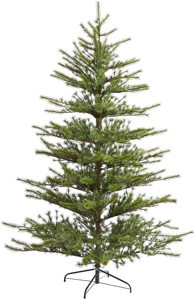 Nearly Natural 7ft. Vancouver Mountain Pine Artificial Christmas Tree with 374 Bendable Branches,... | Amazon (US)