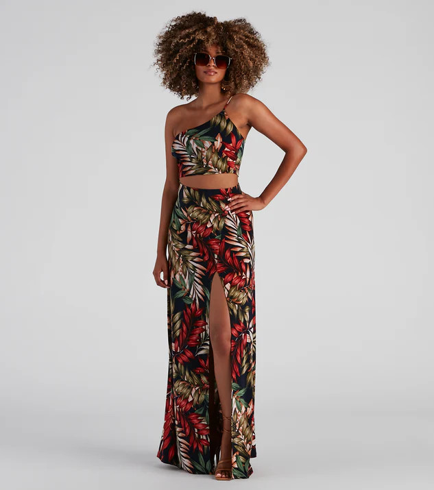 Vacay Approved Printed Maxi Skirt | Windsor Stores