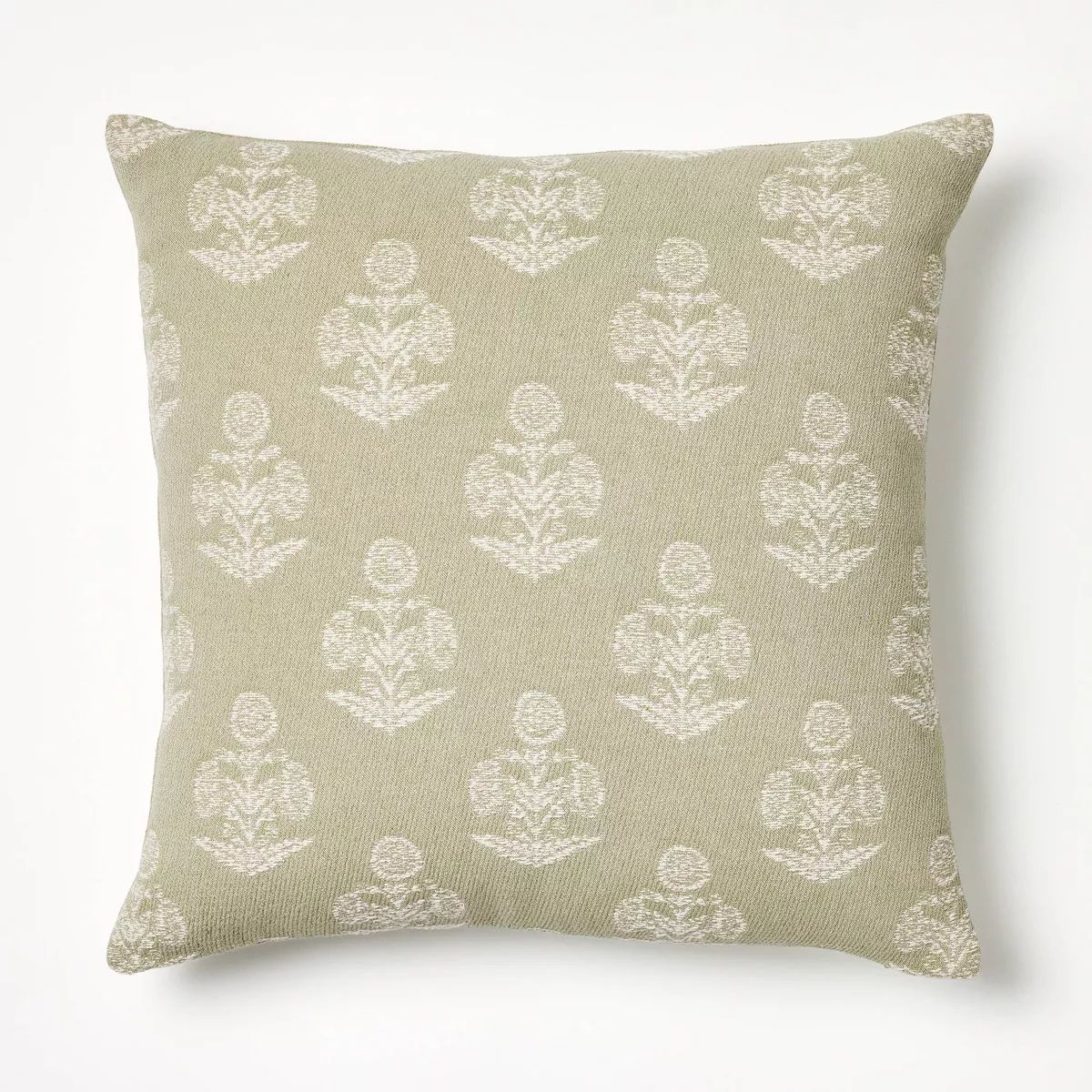 Woven Block Print Square Throw Pillow - Threshold™ designed with Studio McGee | Target