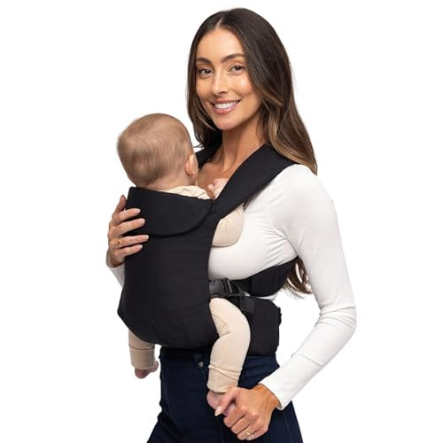 WildBird - Aerial Buckle Carrier - 2-24 Months - Standard (XS-XL) Raven - Front or Back Carry - Cross Straps, Lumbar Support, Headrest - Hip Healthy - Baby Carrier - Baby Essentials - New Mom Gifts | Amazon (US)