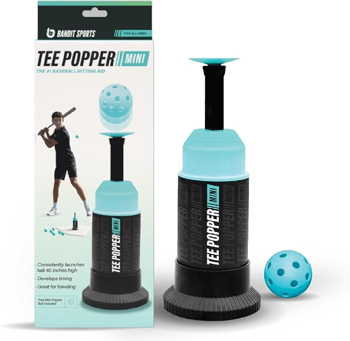 Bandit Sports Baseball Training Mini Tee Popper, Hitting Tee for Perfect Swings, Batting Machine ... | Amazon (US)
