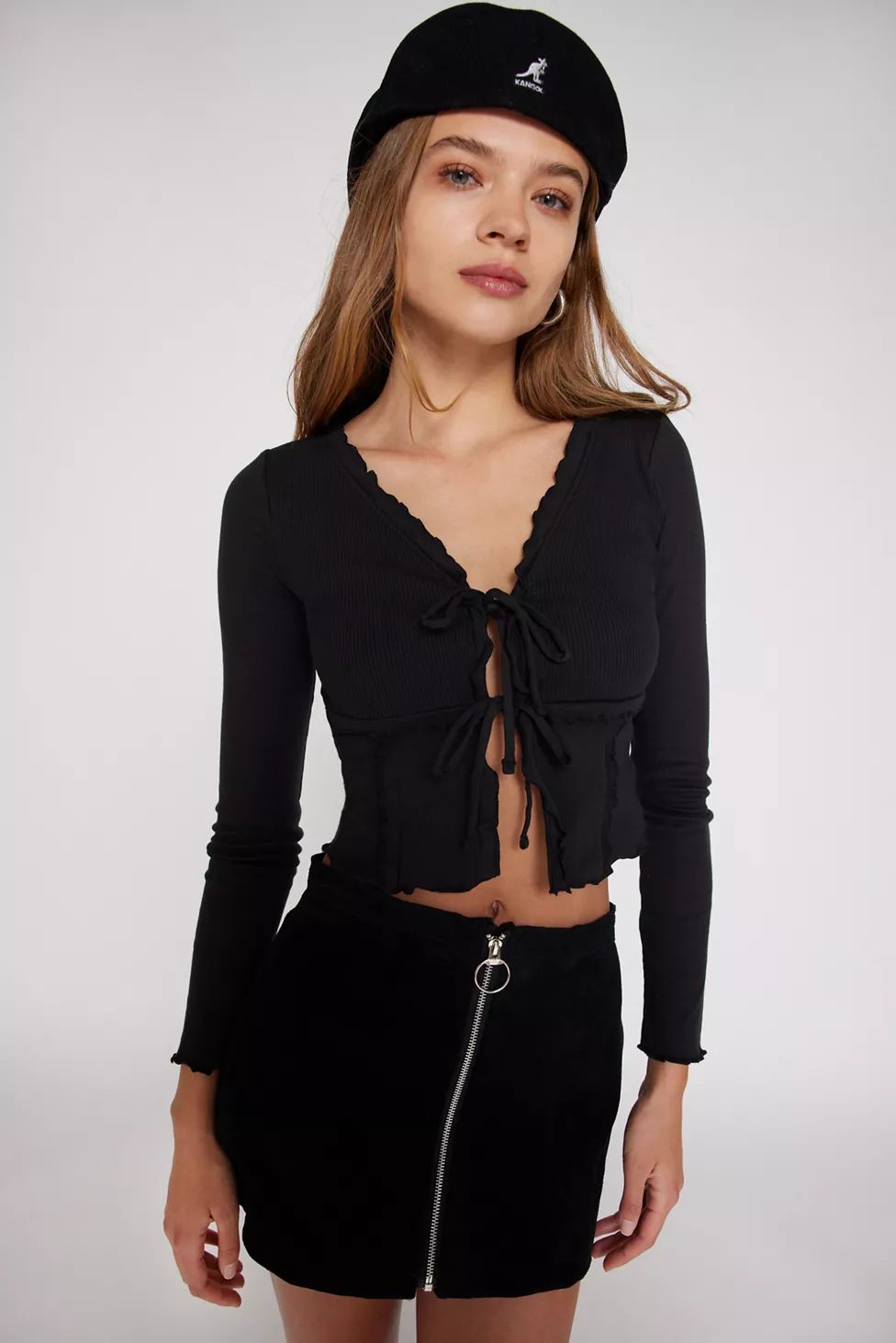Kimchi Blue Melissa Tie-Front Top | Urban Outfitters (US and RoW)