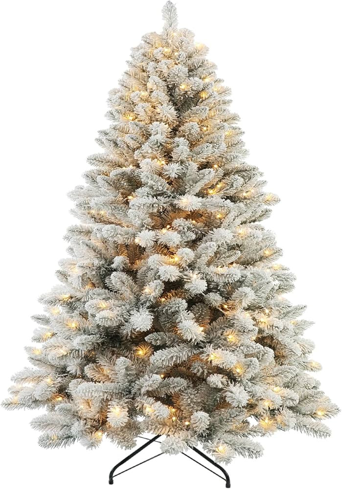Pre-Lit Artificial Christmas Tree with Lights 6ft, Holiday Party Decorations Indoor with 874 Bran... | Amazon (US)