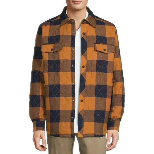 George Men's and Big Men's Shirt Jacket, Up to Size 5XL - Walmart.com | Walmart (US)