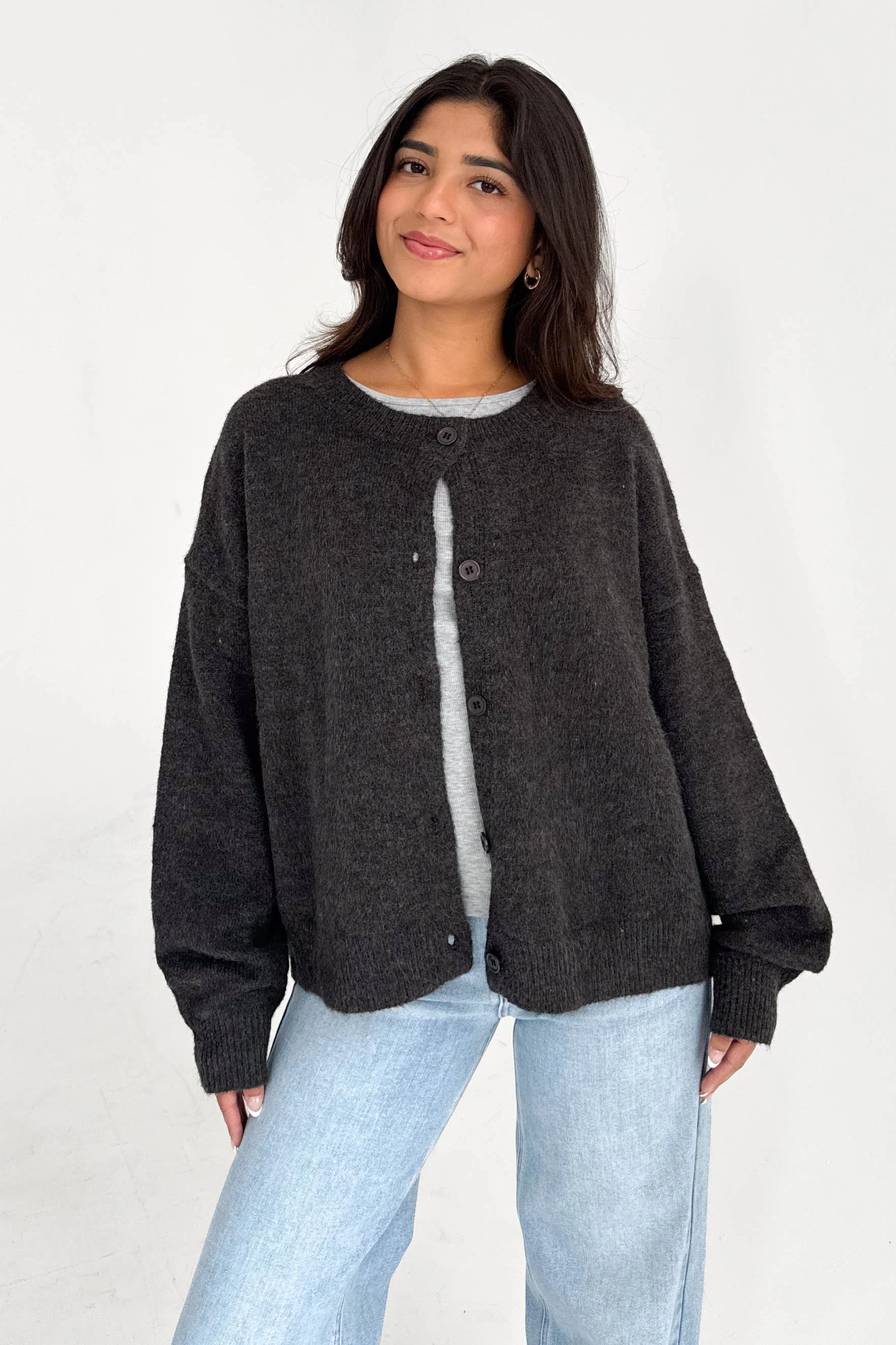 Timeless Cardigan | Grey Bandit