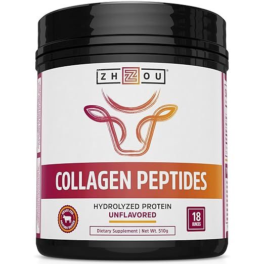 Collagen Peptides Hydrolyzed Protein Powder 18oz - Supplement For Vital Joint & Bone Support, Glowin | Amazon (US)