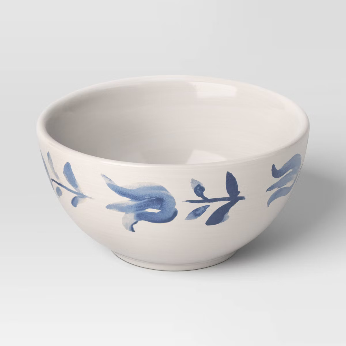 8 fl oz Stoneware Mini Bowl Blue Floral - Threshold™ | Target