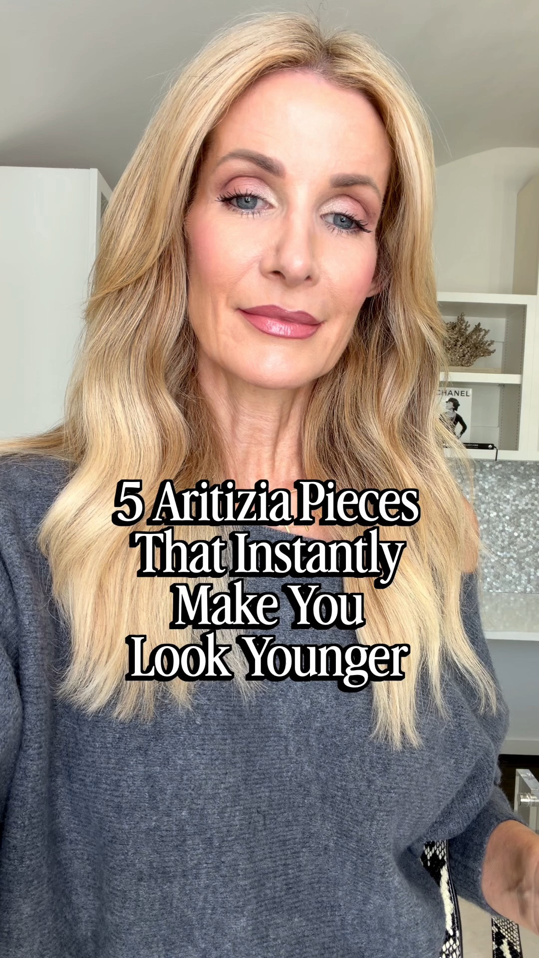 5 Aritzia pieces that instantly age-proof your closet ✨

1️⃣ Slate blue cashmere sweater — unbelievably soft, comes in several colors, this shade is my favorite
2️⃣ Burgundy going-out top — cowl neckline, built-in shoulder pads, looks so much more expensive than it is
3️⃣ Wide-leg dark wash denim — true perfection, available in multiple inseam lengths
4️⃣ Satin midi skirt, lace trim — this burgundy is stunning in person
5️⃣ Denim bomber jacket — the ultimate throw-on-with-anything elevator piece

Sizing: wearing XS in the sweater, top, skirt, and jacket; size 24 in the denim. Everything runs true to size.

#LTKgrwm #LTKdayinmylife #LTKootd