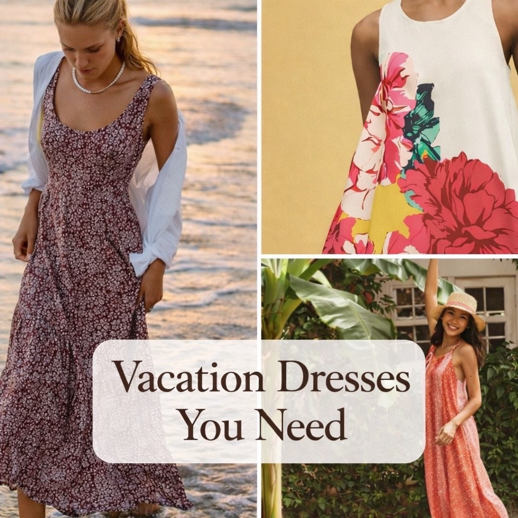 Tropical vibes only 🌴✨ Easy, breezy, and effortlessly chic—these vacation dresses are perfect for beach days, sunset dinners, and everything in between. Lightweight, flowy, and flattering… your go-to looks for any warm getaway ☀️💛 

#LTKtravel #LTKstyle #LTKvacation #BeachOutfits #VacationStyle #TropicalVibes #SummerDresses #ResortWear #EffortlessStyle #AmazonFinds 