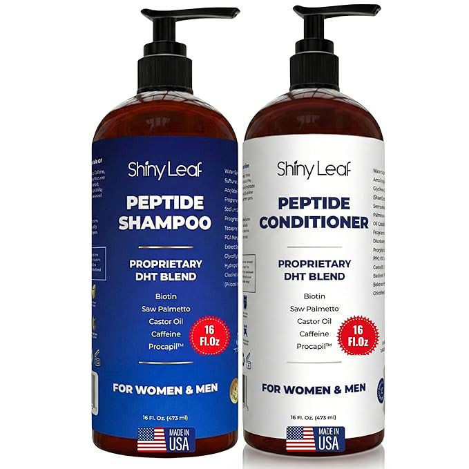 Anti-Thinning Peptide Shampoo And Conditioner – Sulfate Free Thickening Hair Fromula With Bioti... | Amazon (US)