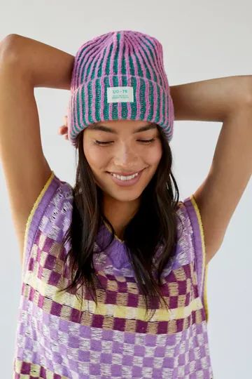 UO-76 Plaited Knit Beanie | Urban Outfitters (US and RoW)