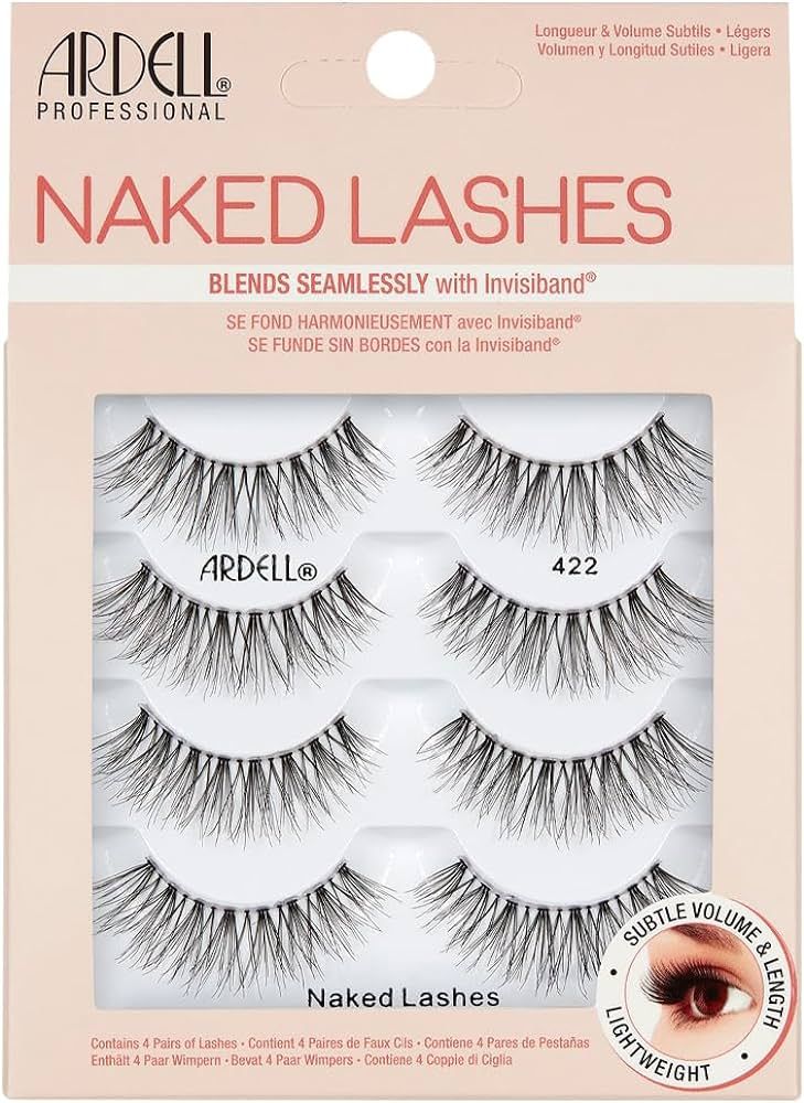 Ardell Strip Lashes Naked Lashes #422, 4 Pairs x 1-Pack | Amazon (US)