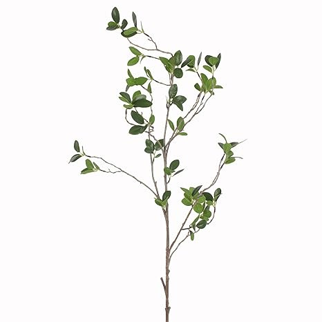 JAROWN 42" Artificial Eucalyptus Branches Green Plants Real Touch Leaves Fake Ficus Tree Steams f... | Amazon (US)