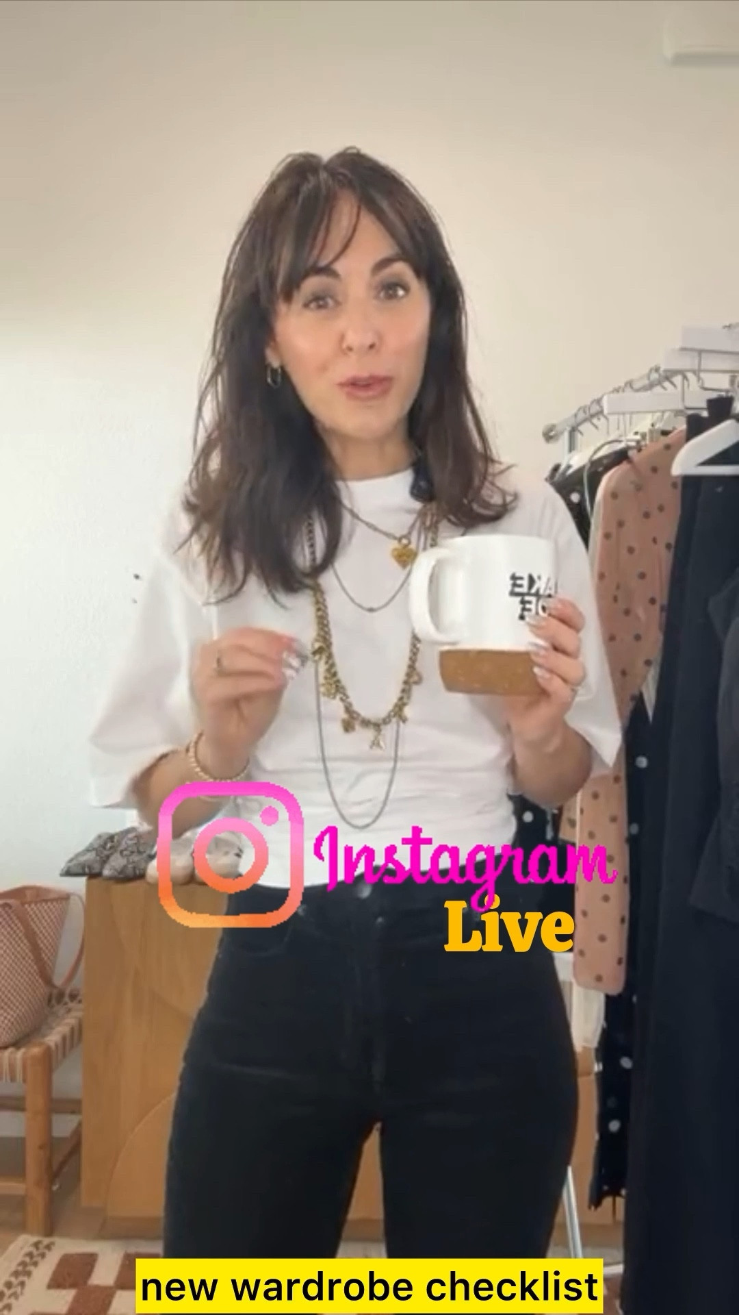 Coffee in My Closet- a LIVE styling session each week on Instagram 

Discover how timeless wardrobe staples evolve in 2026. This stylist-approved 14-piece wardrobe checklist makes every outfit look modern, intentional, and effortless for women over 40.

Closetchoreography.com 