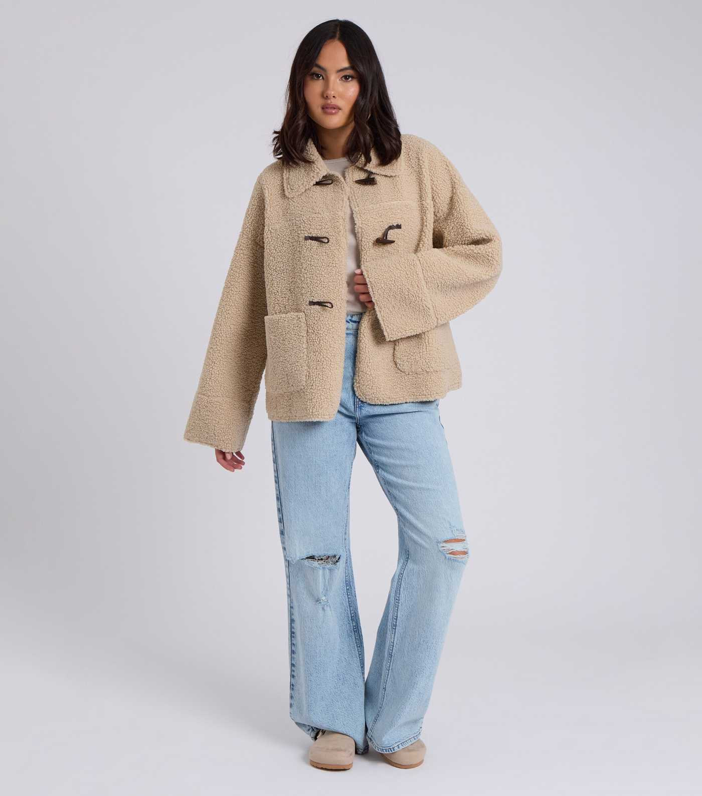 Urban Bliss Brown Borg Duffle Coat
						
						Add to Saved Items
						Remove from Saved Items | New Look (UK)