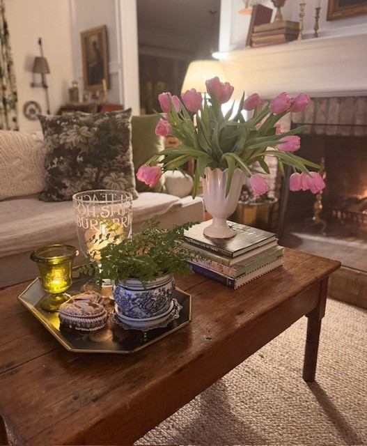 The sound of the crackling fire was joined by the pitter patter of raindrops on the roof -- so nice to be cozy and warm inside. 

 #LTKSeasonal #LTKHome