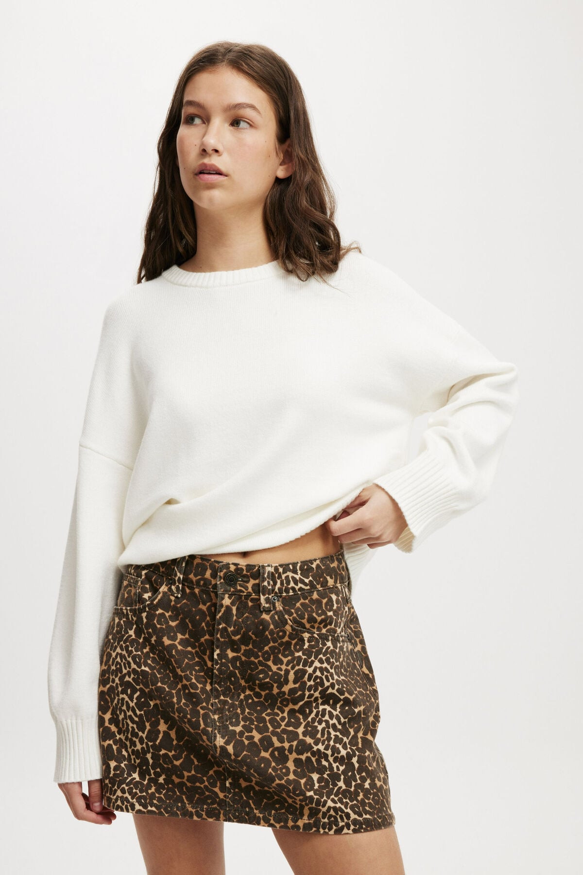 Luxe Crew Sweater | Cotton On (ANZ)