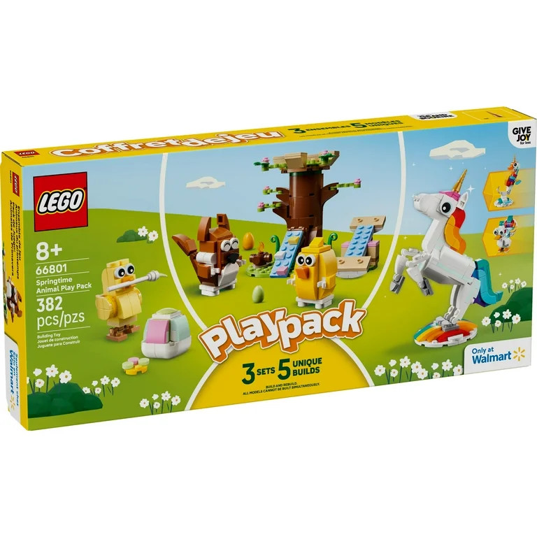LEGO Creator Springtime Animal Play Pack - 5 Adorable Animal Builds in 1 Box - Easter Chick, Unic... | Walmart (US)