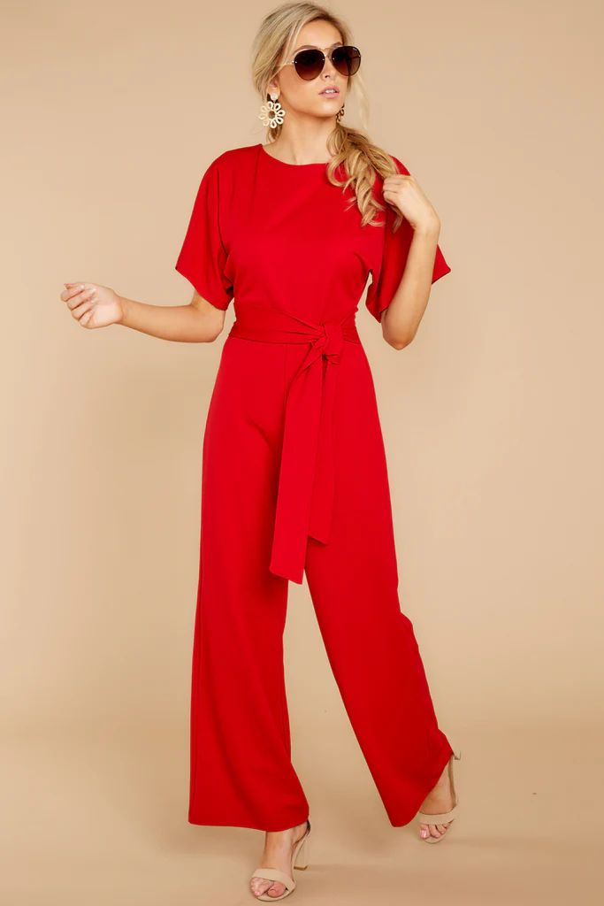 Favor For You Red Jumpsuit | Red Dress 