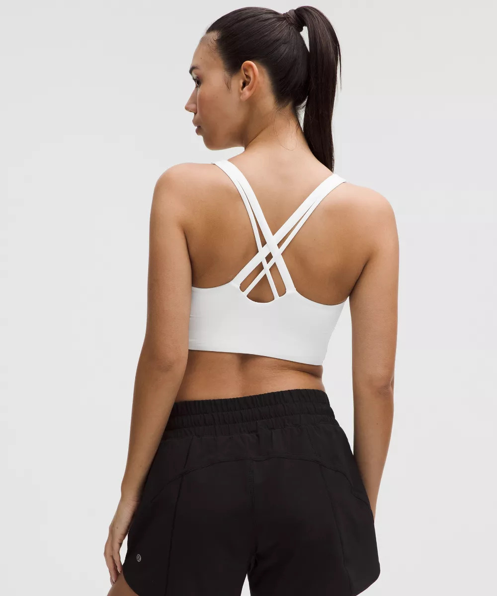 lululemon Energy Longline Bra Medium Support, B-D Cups   Evolve | lululemon (AU)