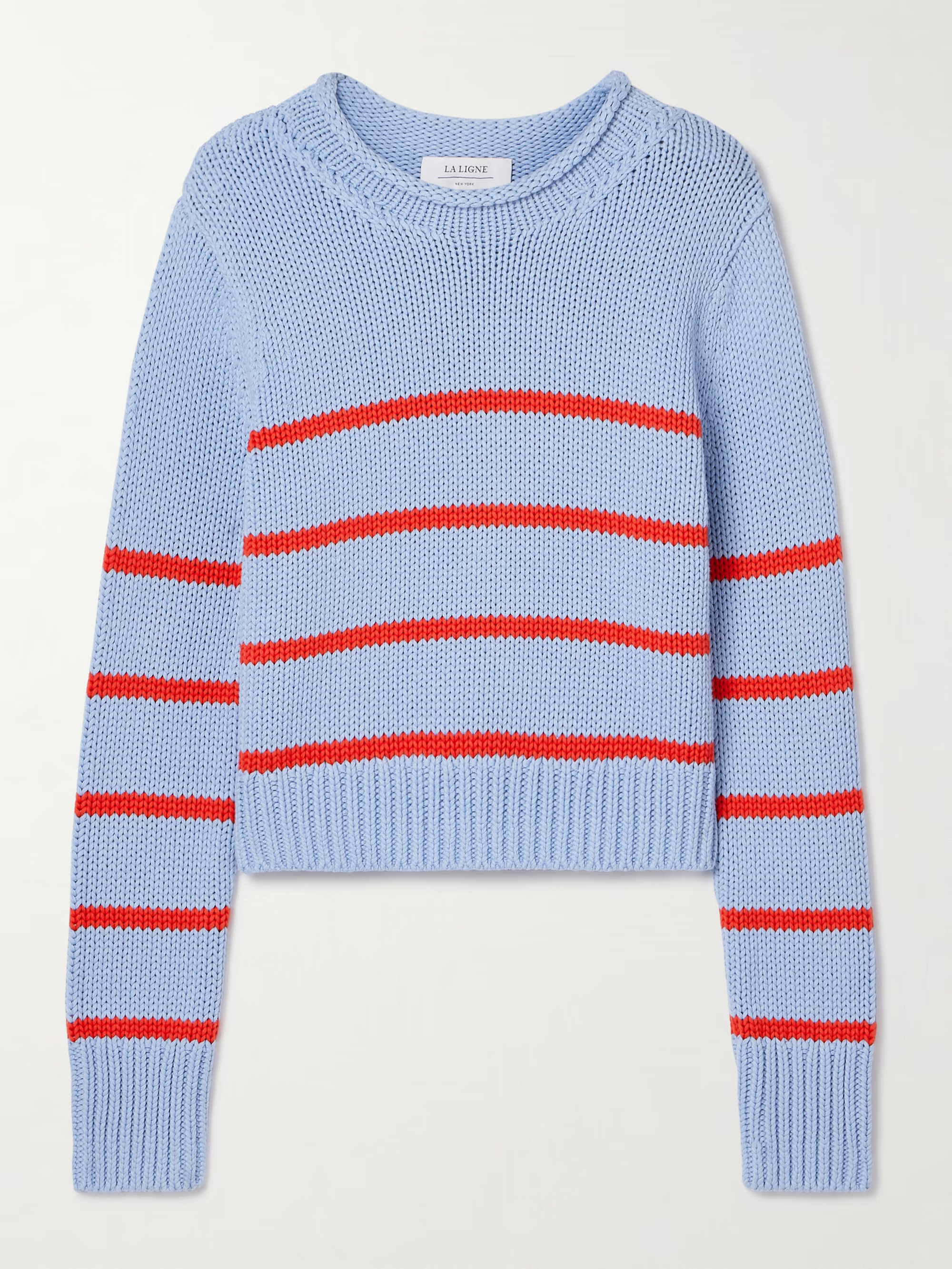Mini Marina striped cotton sweater | NET-A-PORTER (US)