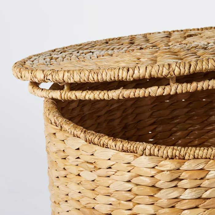 Woven Storage Ottoman Natural - Threshold™ designed with Studio McGee | Target
