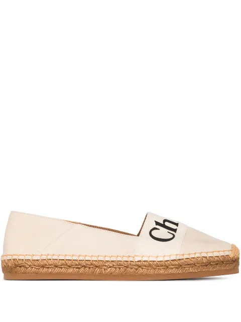 Woody logo-print espadrilles | Farfetch (UK)