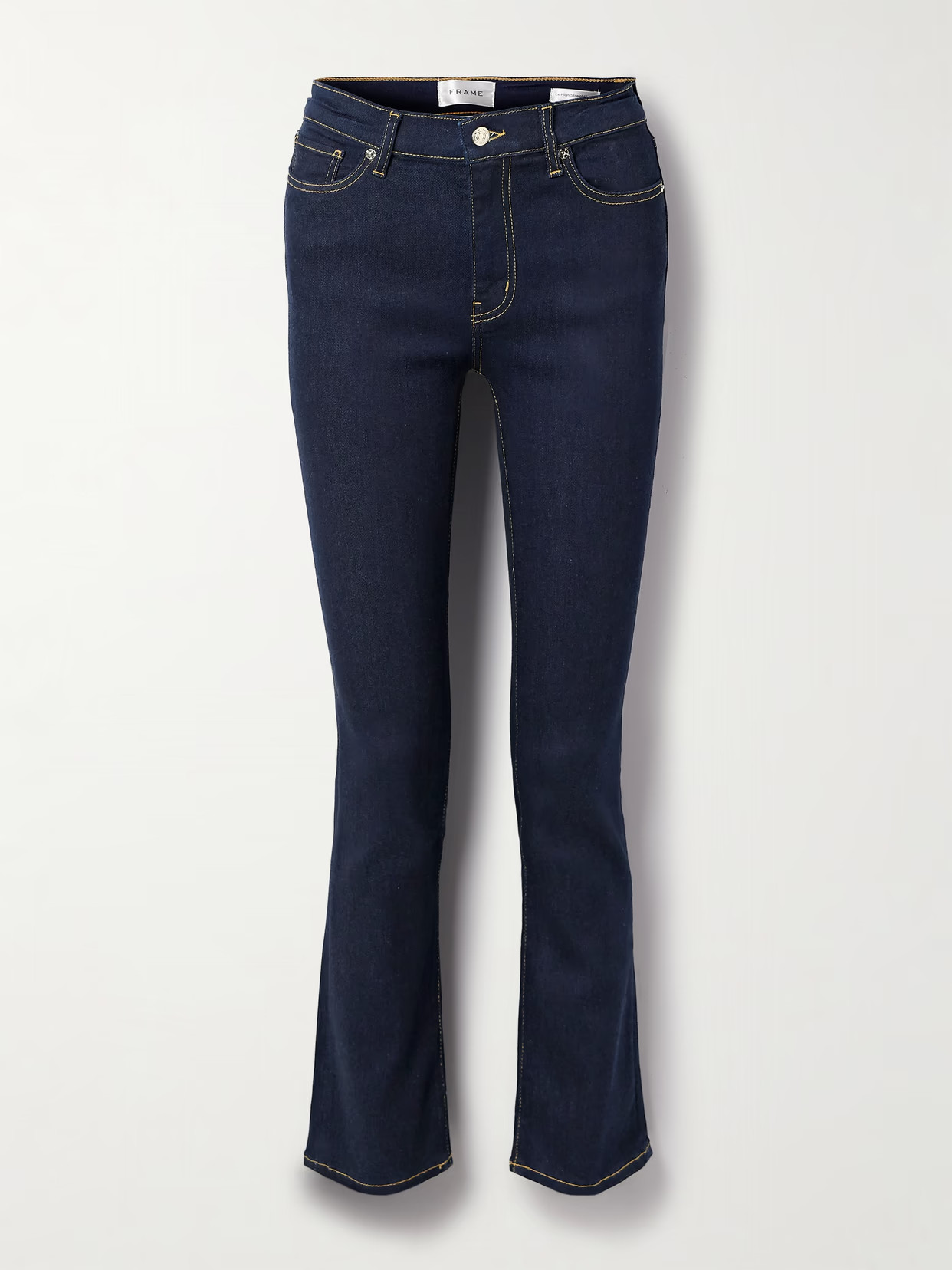 FRAME - Le High High-rise Slim-leg Jeans - Blue | NET-A-PORTER (US)