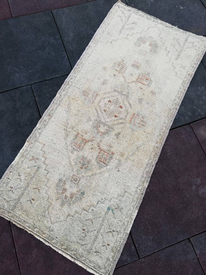 3 ft 7 in  x 1 ft 6 in ( 113 x 50 cm) mini  Rug Qushak Rug Turkısh Rug Small Hand  Made Rug Past... | Etsy (US)