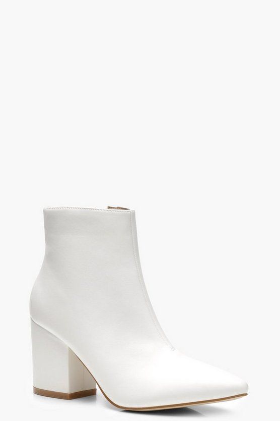 Bethany Pointed Toe Block Heel Ankle BootsBethany Pointed Toe Block Heel Ankle Boots | Boohoo.com (UK & IE)