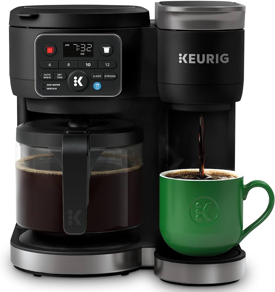 Keurig K-Duo Hot & Iced Single Serve & Carafe Coffee Maker, MultiStream Technology, 72oz Reservoi... | Amazon (US)