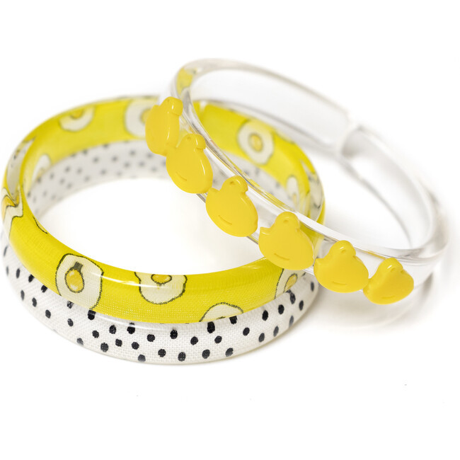 Chicks And Eggs Print Bangle Set | Maisonette