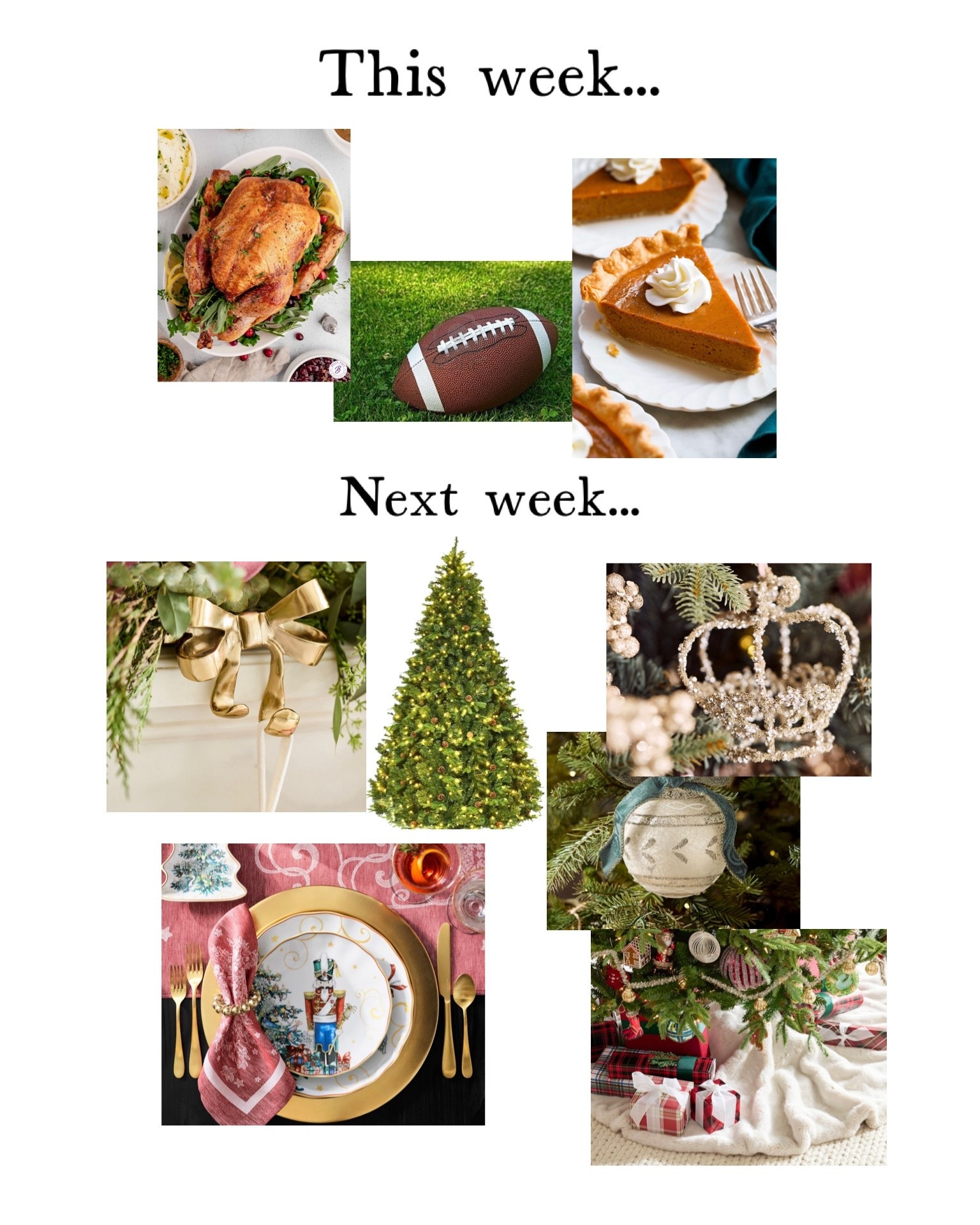 This week, Thanksgiving 
Next week, Christmas everything! 

BellaGrey Designs 
Christmas decor
Home decor
Christmas


#LTKHoliday #LTKHome