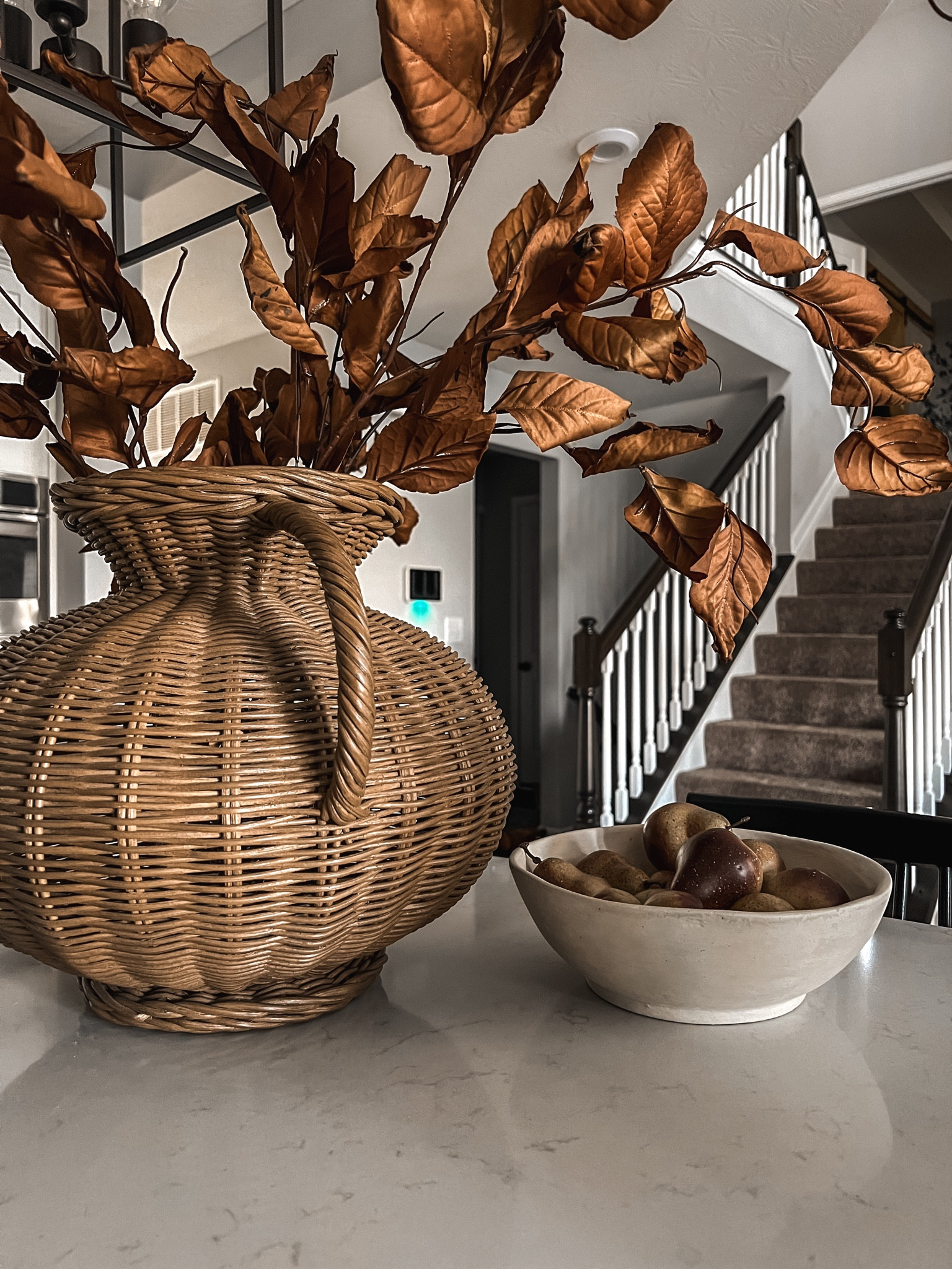 Fall Vase Styling | Fall Stems | Counter Styling | Decorative Bowl | Kitchen Styling | Fall Decor

#LTKStyleTip #LTKSeasonal #LTKHome