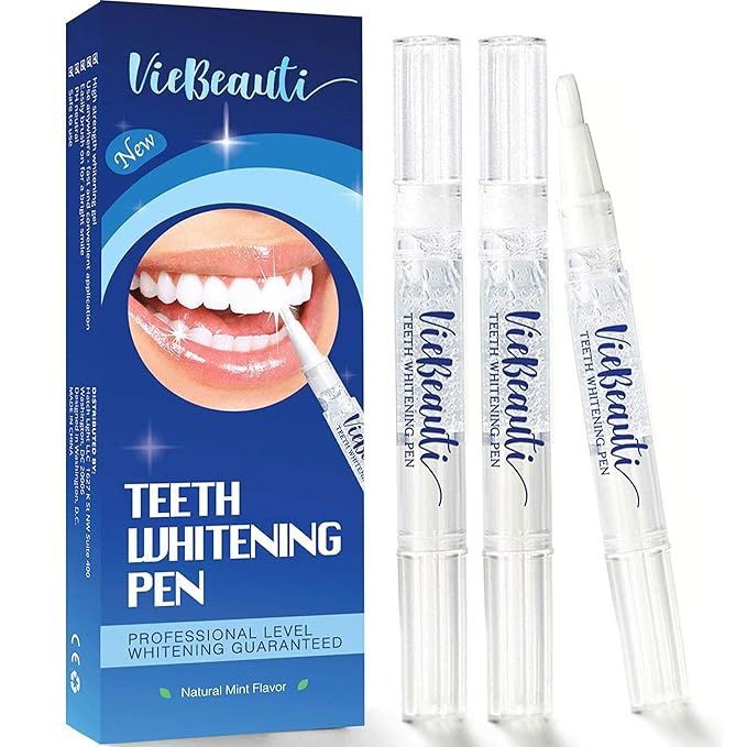 VieBeauti Teeth Whitening Pen(2 Pcs), 20+ Uses, Effective, Painless, No Sensitivity, Travel-Frien... | Amazon (US)