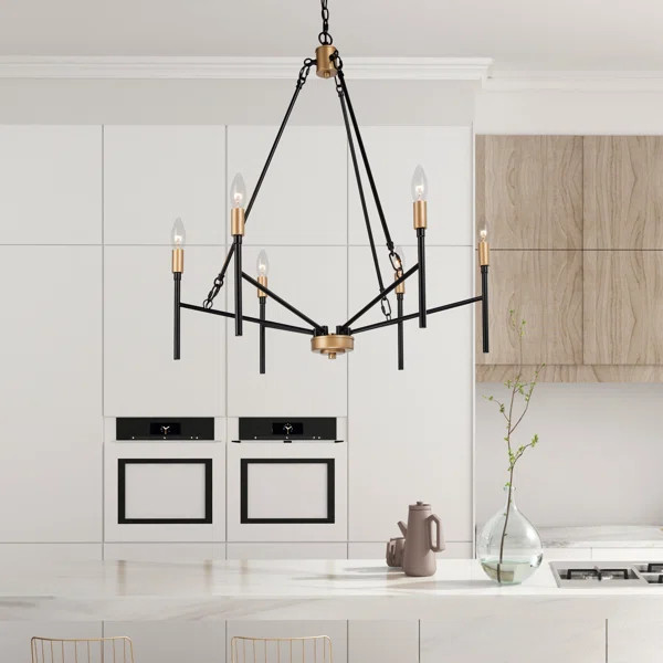 Avoca 6 - Light Candle Style Chandelier | Wayfair North America