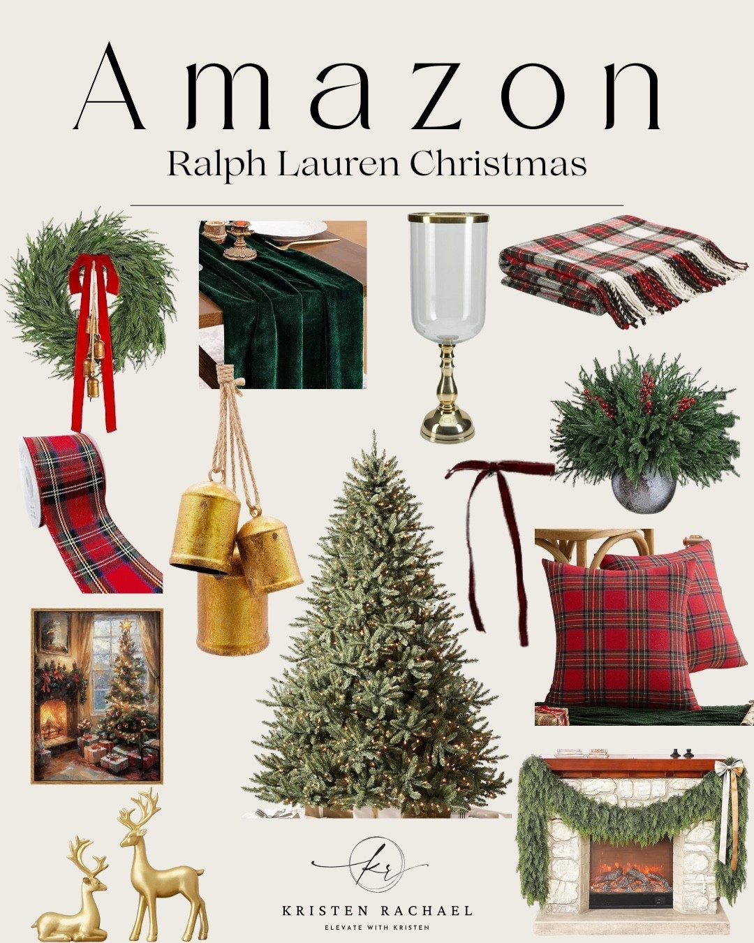 Ralph Lauren Christmas vibes 🤍 plaid, velvet + classic gold touches  and all from Amazon 🎄✨

#amazonhome #christmasdecor #ralphlaurenstyle #holidayinspo #ltkhome #ltkholiday #classychristmas #plaiddecor

#LTKHome #LTKSeasonal #LTKHoliday