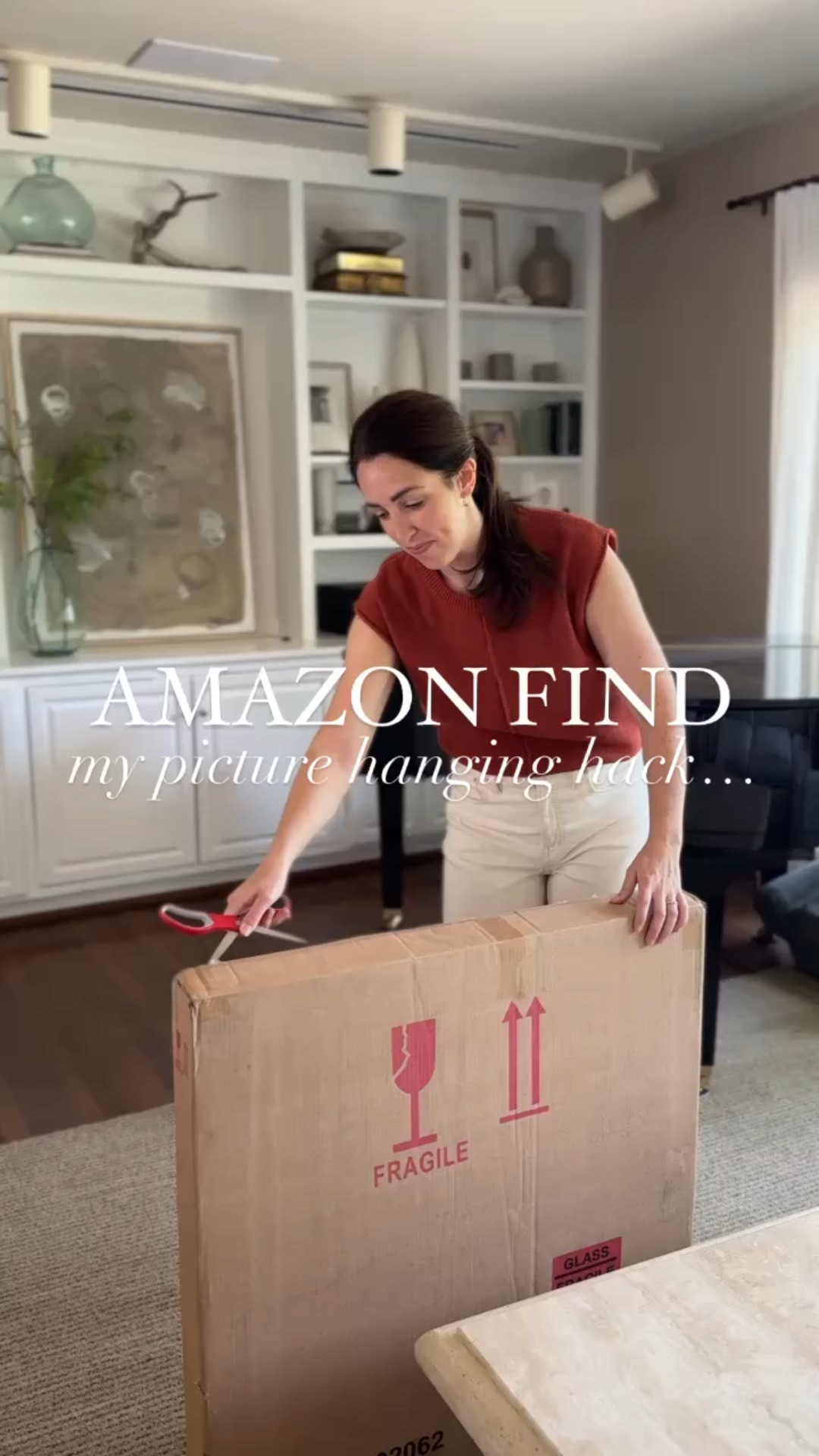 PICTURE HANGING HACK! Hanging this pretty new mirror using my favorite hack. I just use a little painter’s or masking tape to mark where the nail holes need to be. You can nail directly on top of the tape, and then remove the tape once the nails are in place. I’m loving the detail and depth that this mirror adds to my space. It would look beautiful in an entryway or even in a bathroom as a pretty vanity mirror. 


Home hacks, interior design ideas, amazon finds, luxury looks for less, budget decor finds, amazon finds, found it on amazon, amazon must haves, entryway decor, entryway ideas, mirror find, mirror inspo, mirror must have, vanity mirror, vanity find, bathroom decor ideas, bathroom inspo, can’t believe it’s from amazon, elevated basics, elevated home decor, classic home decor, kate and laurel, kate and laurel home decor, contemporary home decor, gold mirror find, gold home decor

#LTKHome #LTKStyleTip #LTKVideo