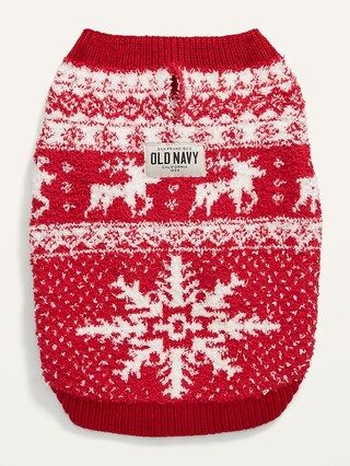 Cozy-Knit Patterned Sweater for Pets | Old Navy (US)