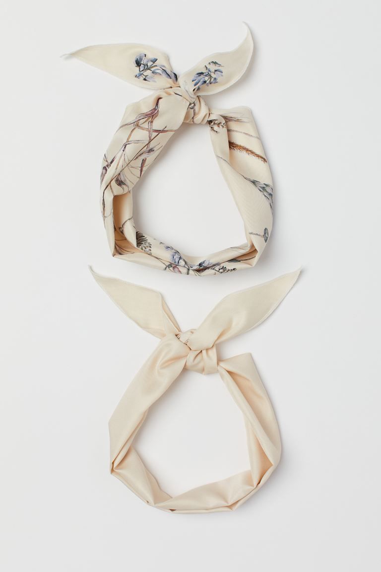 2-pack Scarves/Hairbands | H&M (US)
