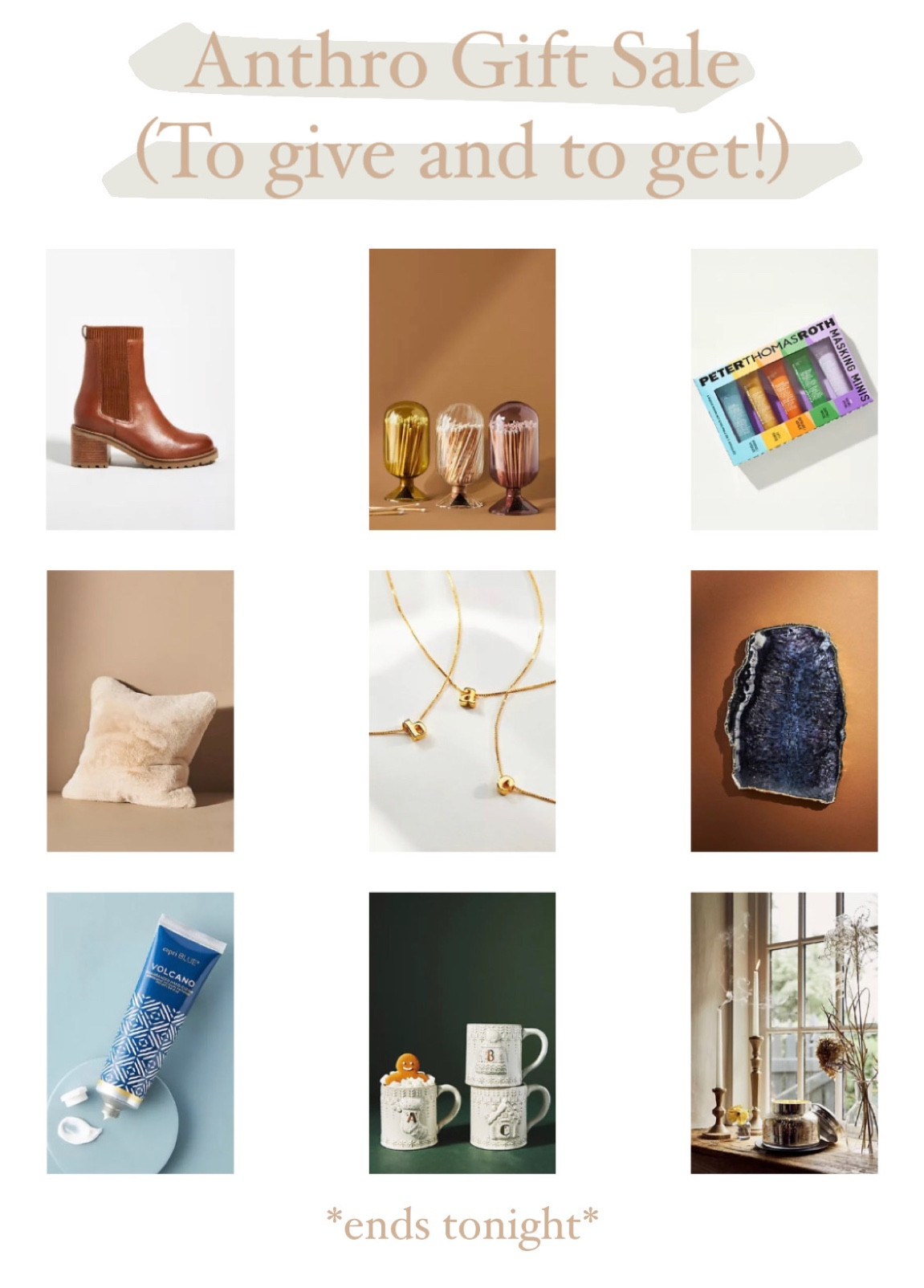 Anthro gift ideas sale finds deals holiday presents momMIL 

#LTKHoliday #LTKsalealert #LTKGiftGuide