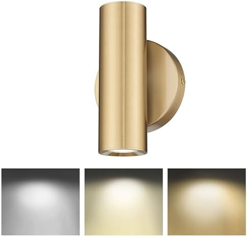 1-Light Wall Sconce,Indoor Up and Down Wall Lamp,Brass Gold | Amazon (US)