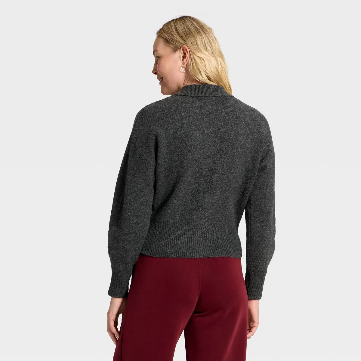Women's Long Sleeve Heart Button Cardigan Sweater - A New Day™ | Target