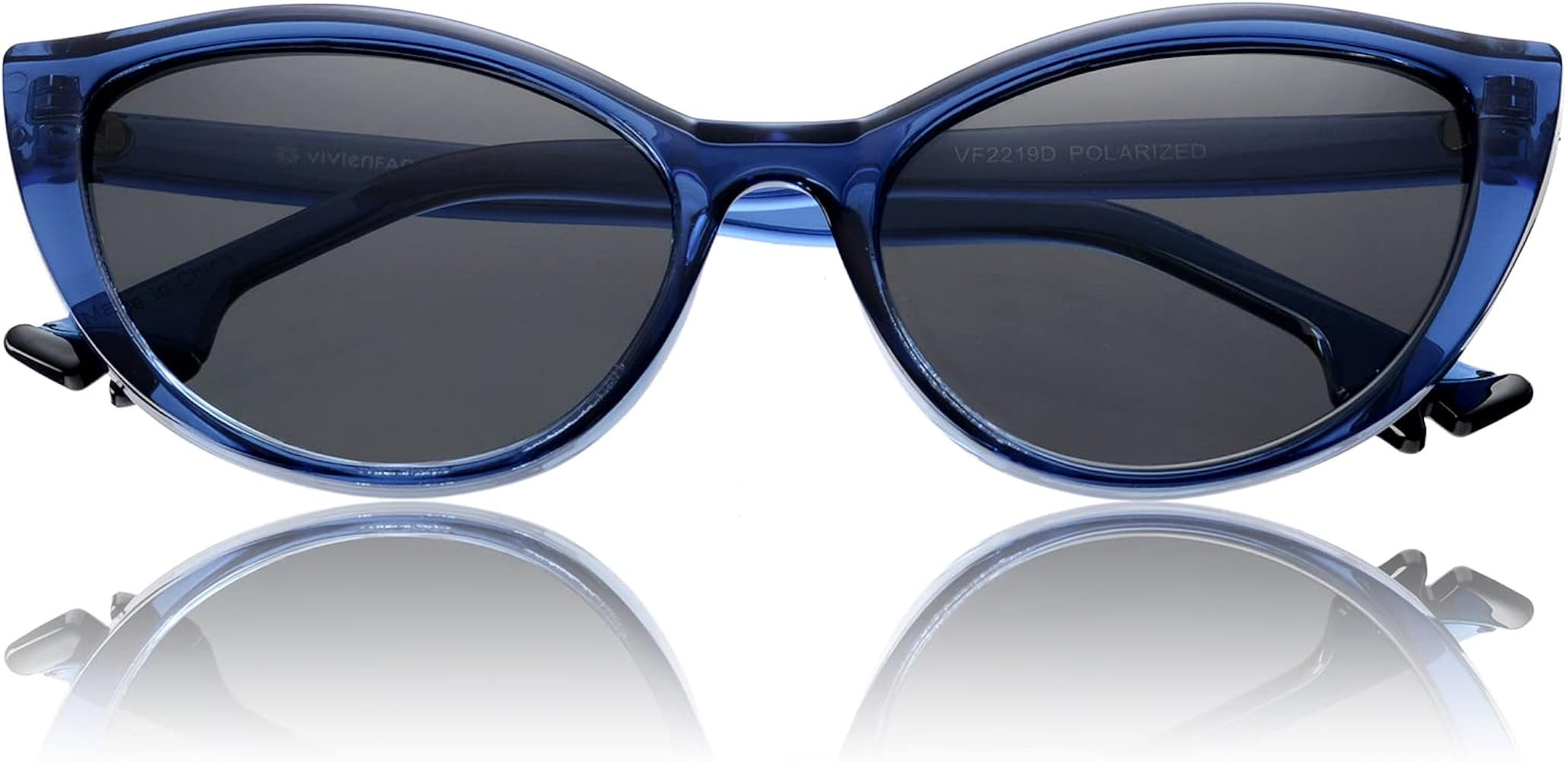 Retro Polarized Cat Eye Sunglasses for Women, Trendy Vintage Y2K Sun Glasses Gafas de sole VF2219 | Amazon (US)