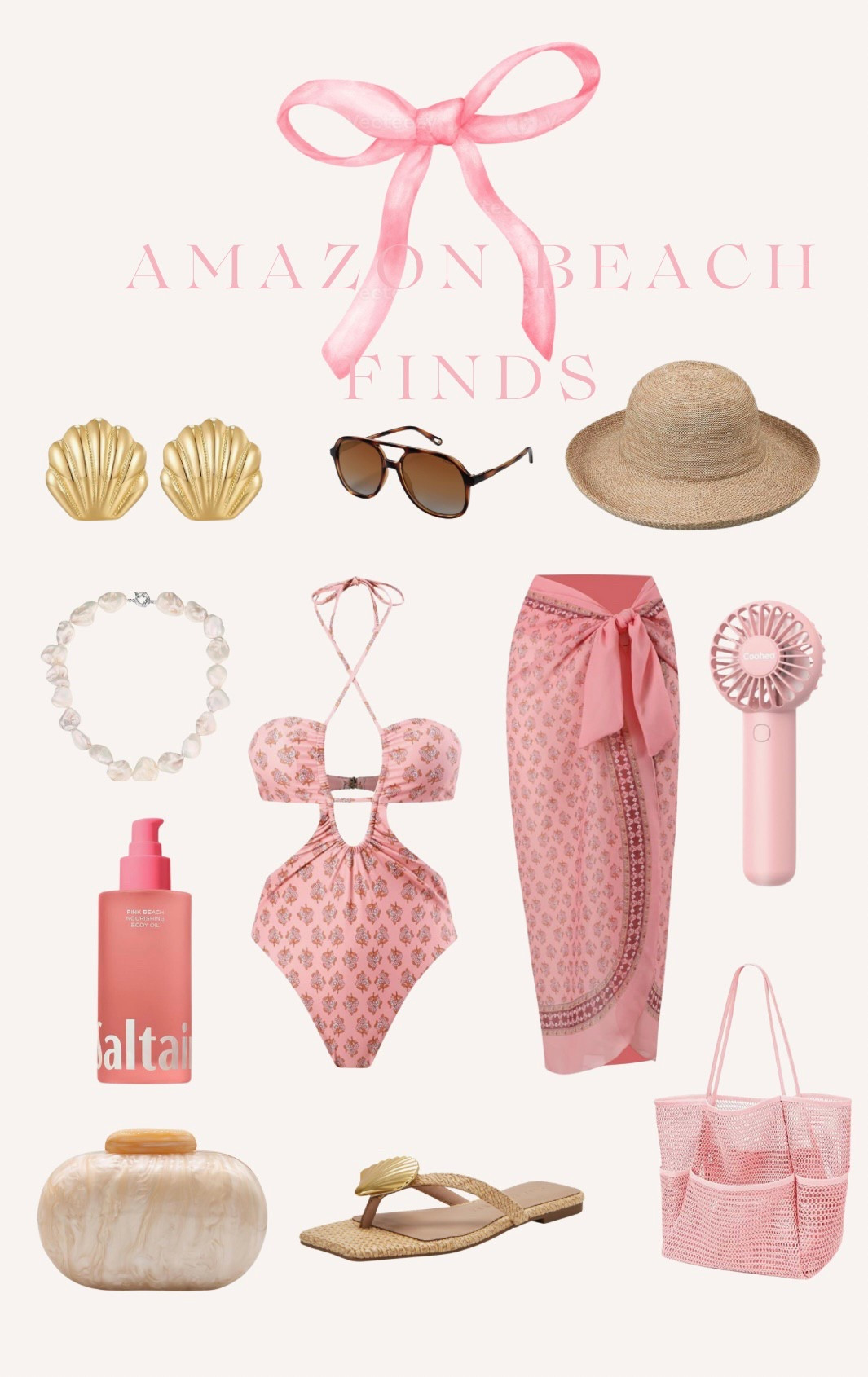 Spring beach finds 
Beach vacation 
Amazon vacation finds


#LTKStyleTip #LTKSwim