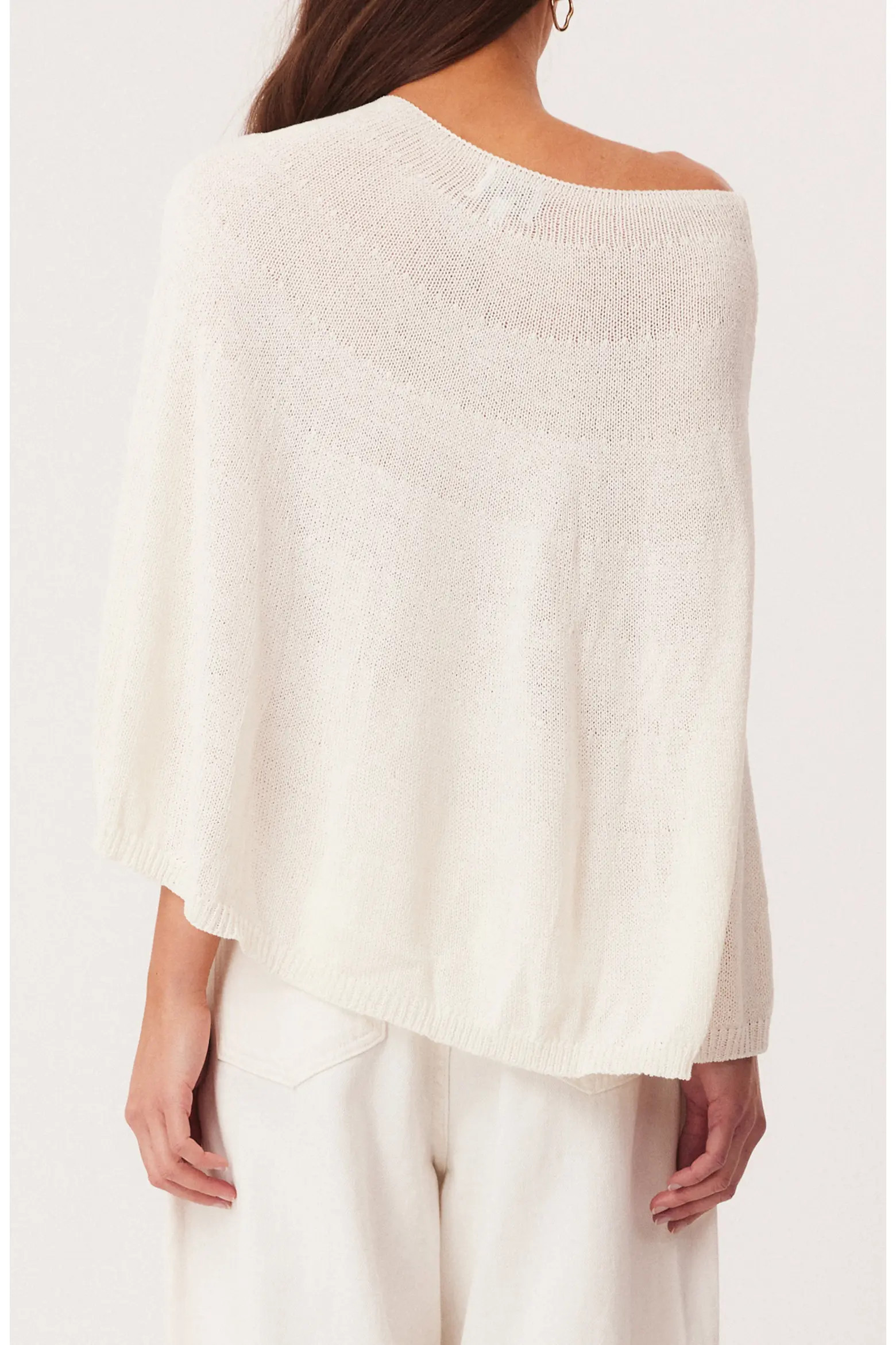 Misty Knit Off the Shoulder Poncho (Women) | Nordstrom | Nordstrom