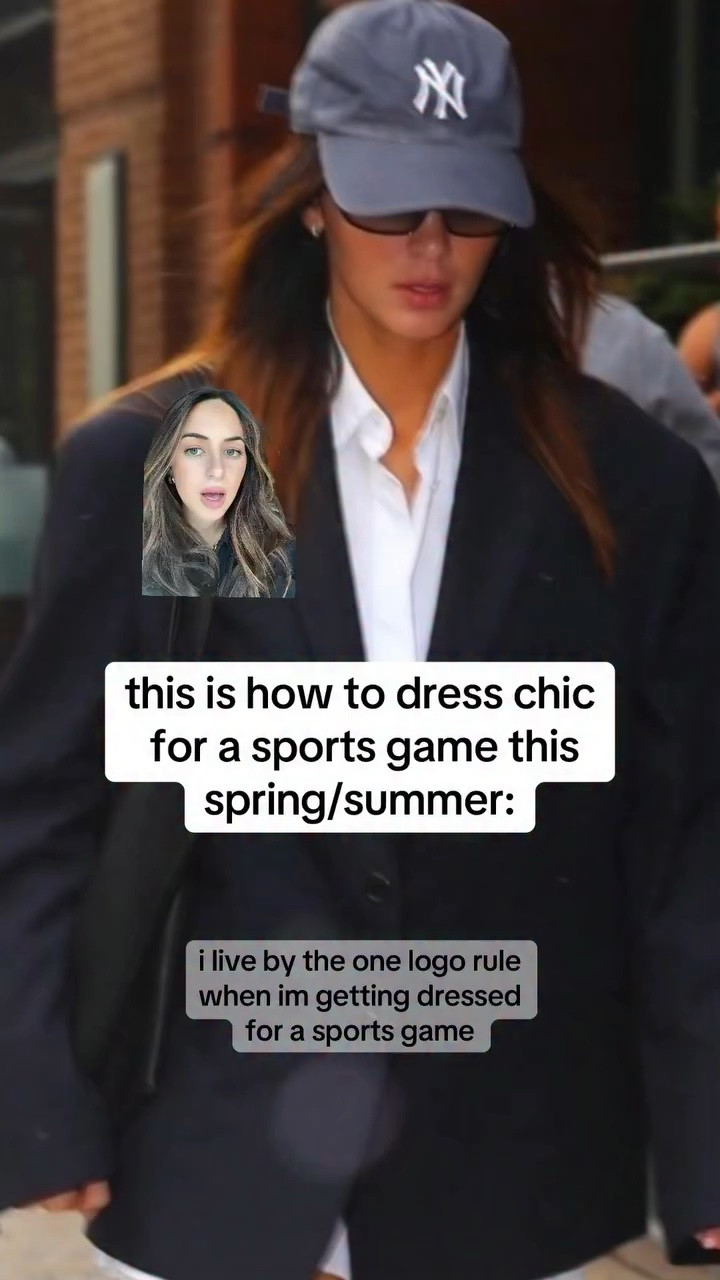 how to dress chic for a sports game this spring/summer 🖤 am i delusional or does every sports team have navy in their logo ??? #sportswearstyle #baseballgameoutfitinspo #baseballgameoutfit

#LTKootd #LTKSeasonal