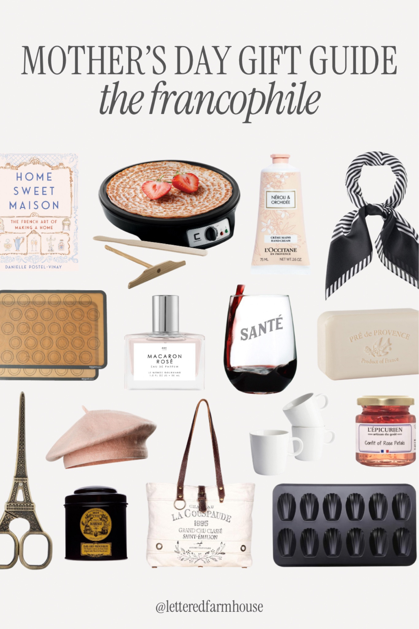 Gifts for the Francophile: Amazon Roundup for French-Inspired Bliss!

Indulge the Francophile in your life with these exquisite finds from Amazon! From luxurious French soap and lotion sets to macaron baking mats and Eiffel Tower scissors, elevate their everyday with a touch of Parisian charm. Sip espresso in style and explore our collection now and delight your loved one with the essence of France!

Gifts for the Francophile in your life! Parisian gifts, French gifts, gifts for mom, gifts for her, gifts for friend, gift for wife, gift for sister #founditonamazon

Follow my shop @LetteredFarmhouse on the @shop.LTK app to shop this post and get my exclusive app-only content!

#liketkit #LTKfindsunder50 #LTKfindsunder100
@shop.ltk
https://liketk.it/4CL3z#LTKfindsunder50 #LTKfindsunder100

Follow my shop @LetteredFarmhouse on the @shop.LTK app to shop this post and get my exclusive app-only content!

#liketkit 
@shop.ltk
https://liketk.it/4Eyr4

Comment SHOP below to receive a DM with the link to shop this post on my LTK ⬇ https://liketk.it/4Fchn #ltkgiftguide #ltkgiftguide #ltkfindsunder50 #ltkgiftguide #ltkhome

#LTKHoliday #LTKGiftGuide

Comment SHOP below to receive a DM with the link to shop this post on my LTK ⬇ https://liketk.it/4TYjg #ltkfindsunder50

#LTKItBag #LTKFindsUnder50 #LTKTravel