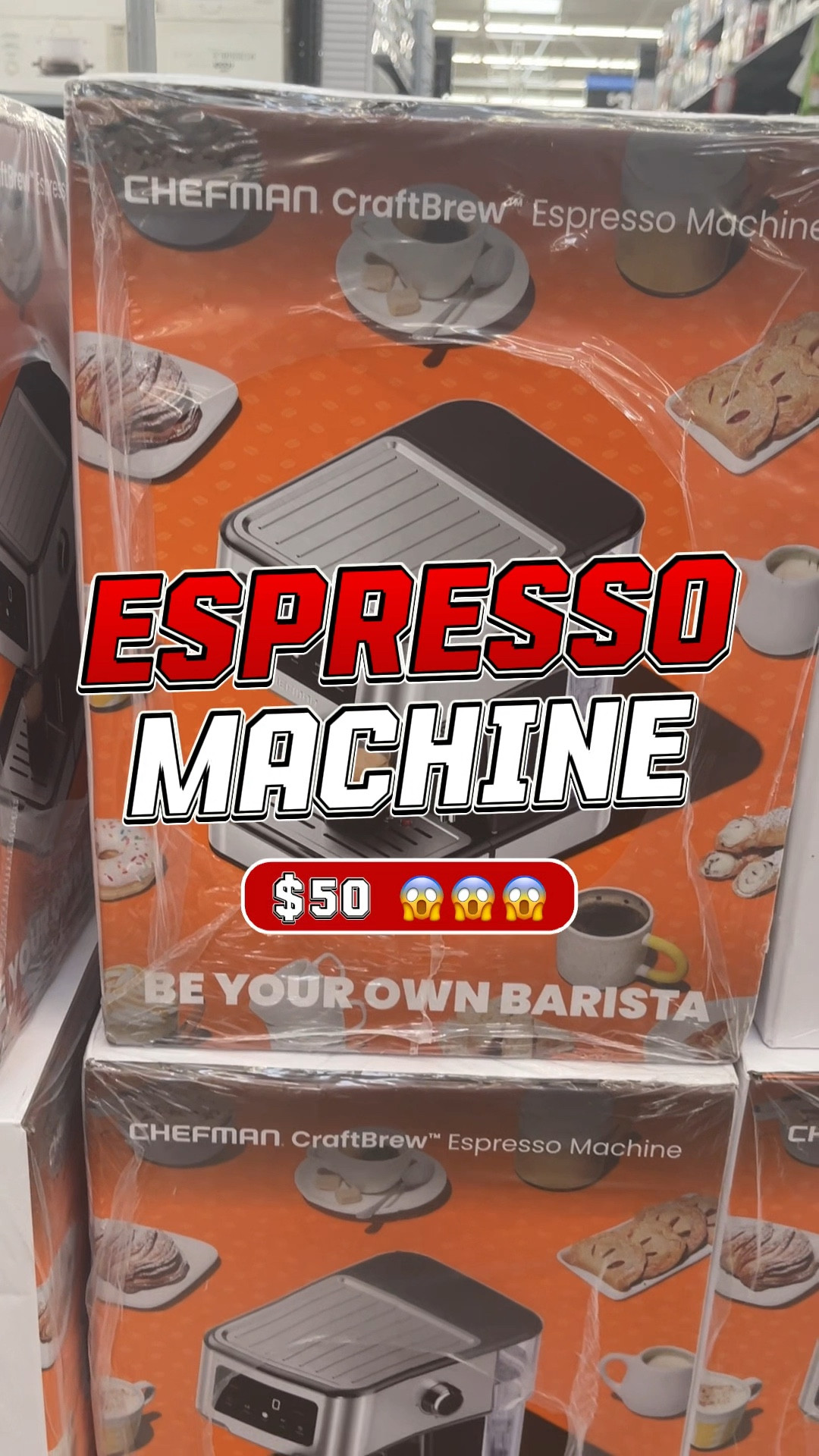 

☕✨ Calling all coffee lovers! The Chefman Espresso Machine is a total game-changer, and I found it at an amazing deal you don’t want to miss. 🙌 Whether you’re pulling rich espresso shots, steaming milk for lattes, or creating frothy cappuccinos, this machine does it all—right in your kitchen! Skip the coffee shop lines and save BIG while upgrading your coffee game. Tap to shop this deal before it’s gone! #CoffeeLovers #EspressoAtHome #ChefmanEspressoMachine #LTKDeals #HomeBarista 

#LTKCyberWeek #LTKHoliday #LTKGiftGuide
