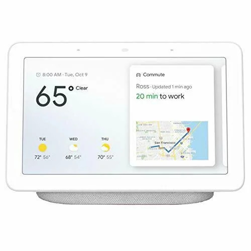 Google Nest Hub - Chalk | Walmart (US)